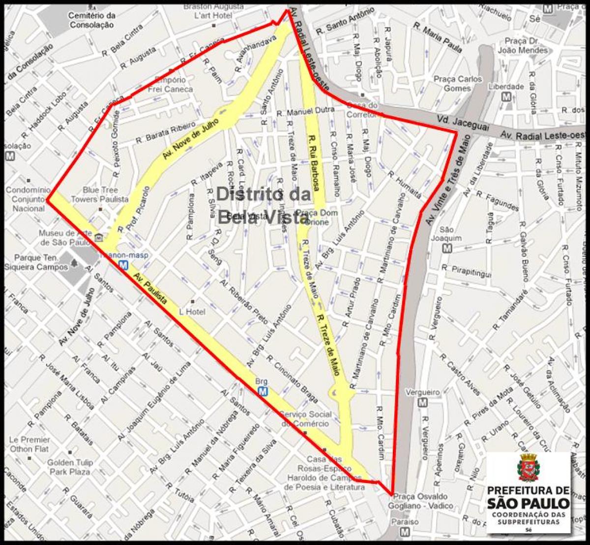 خريطة بيلا فيستا ساو باولو
