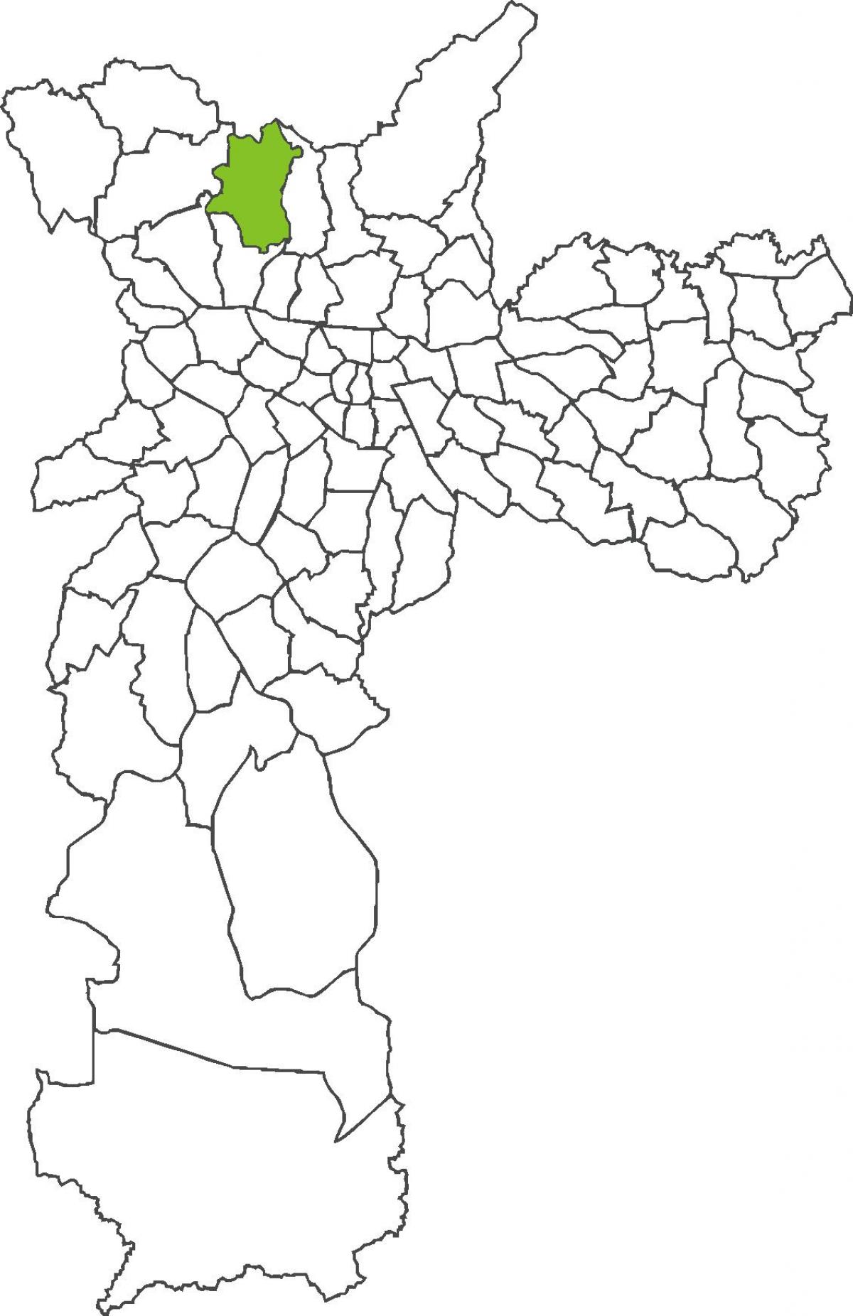 خريطة منطقة Brasilândia