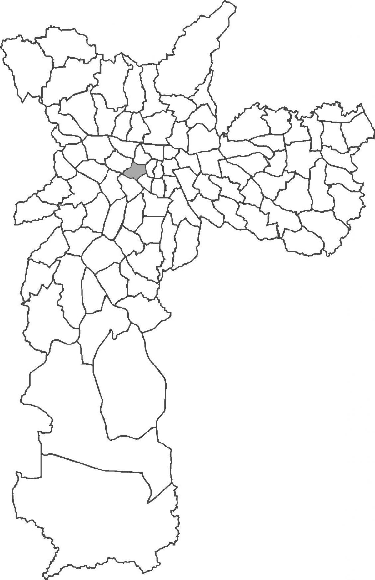 خريطة منطقة Consolação
