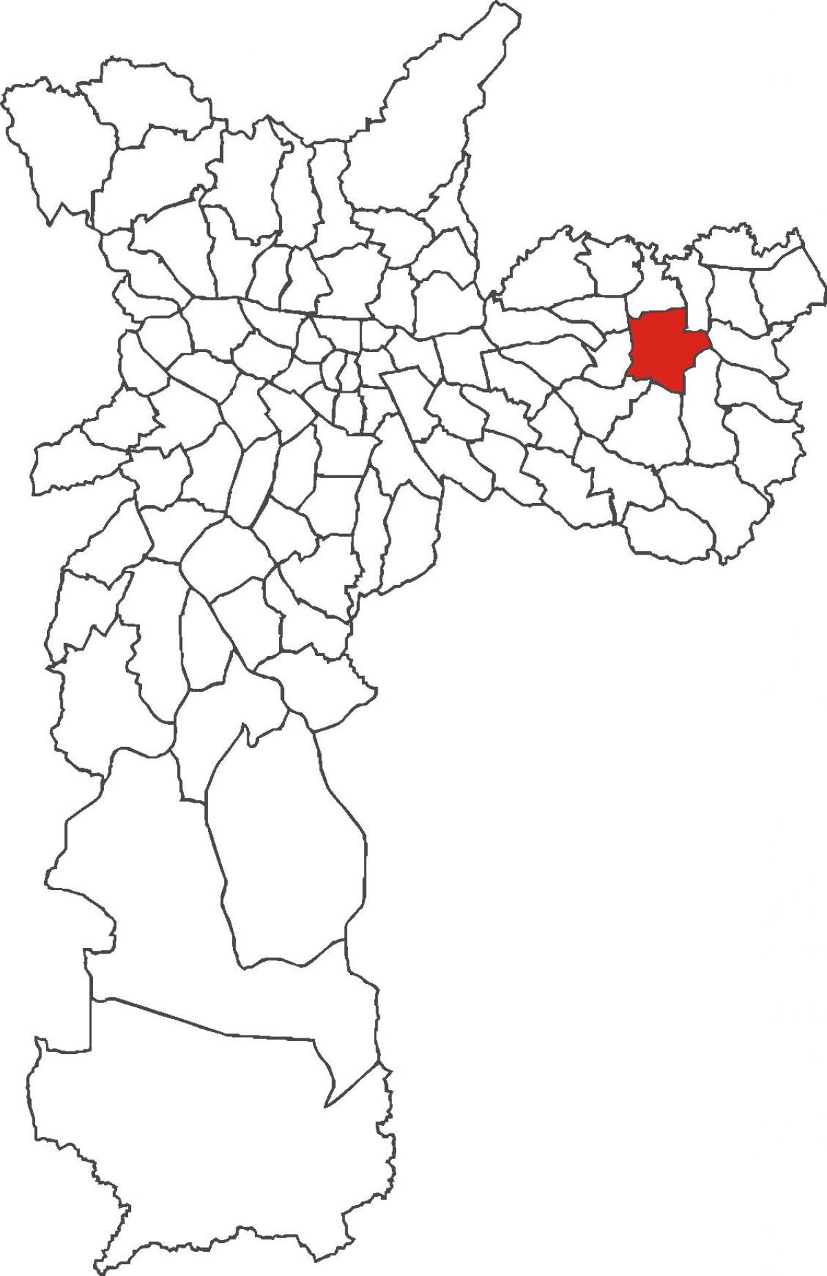 خريطة منطقة Itaquera