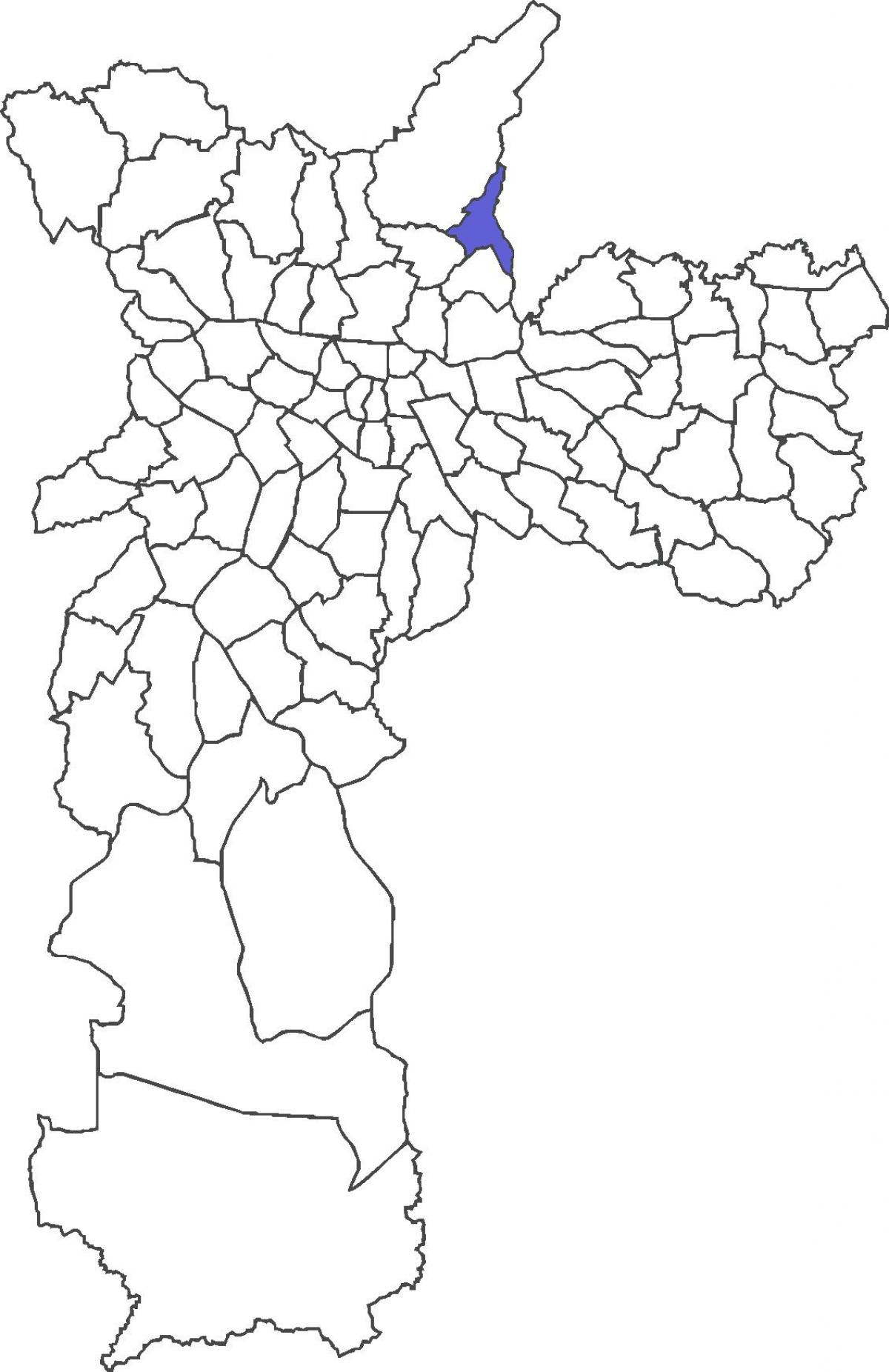 خريطة منطقة Jaçanã