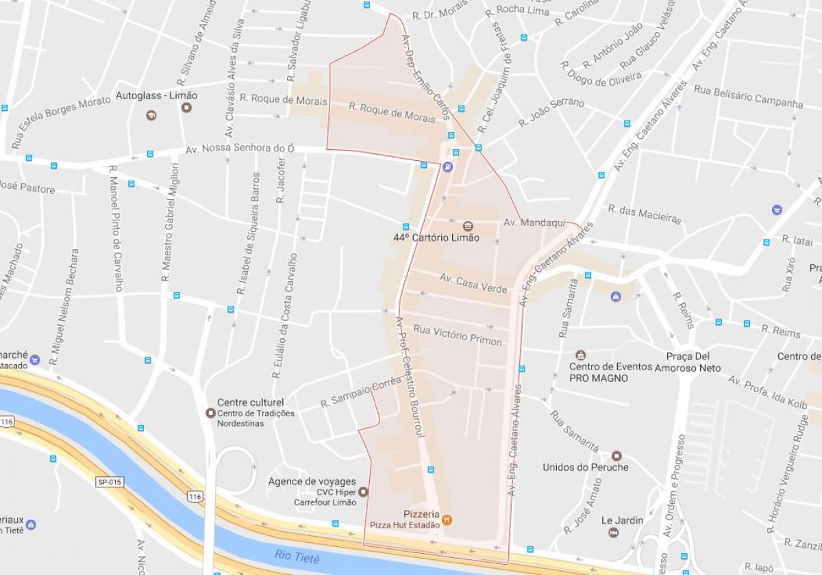 خريطة Limão ساو باولو