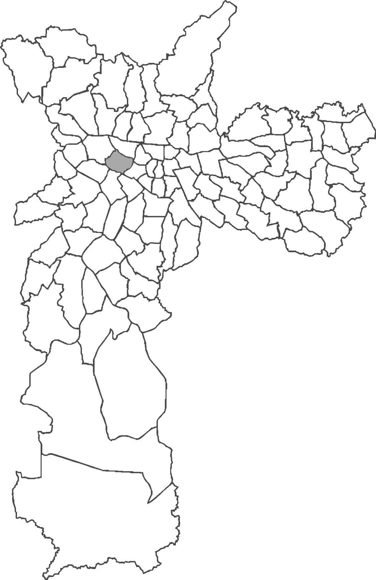 خريطة منطقة Perdizes