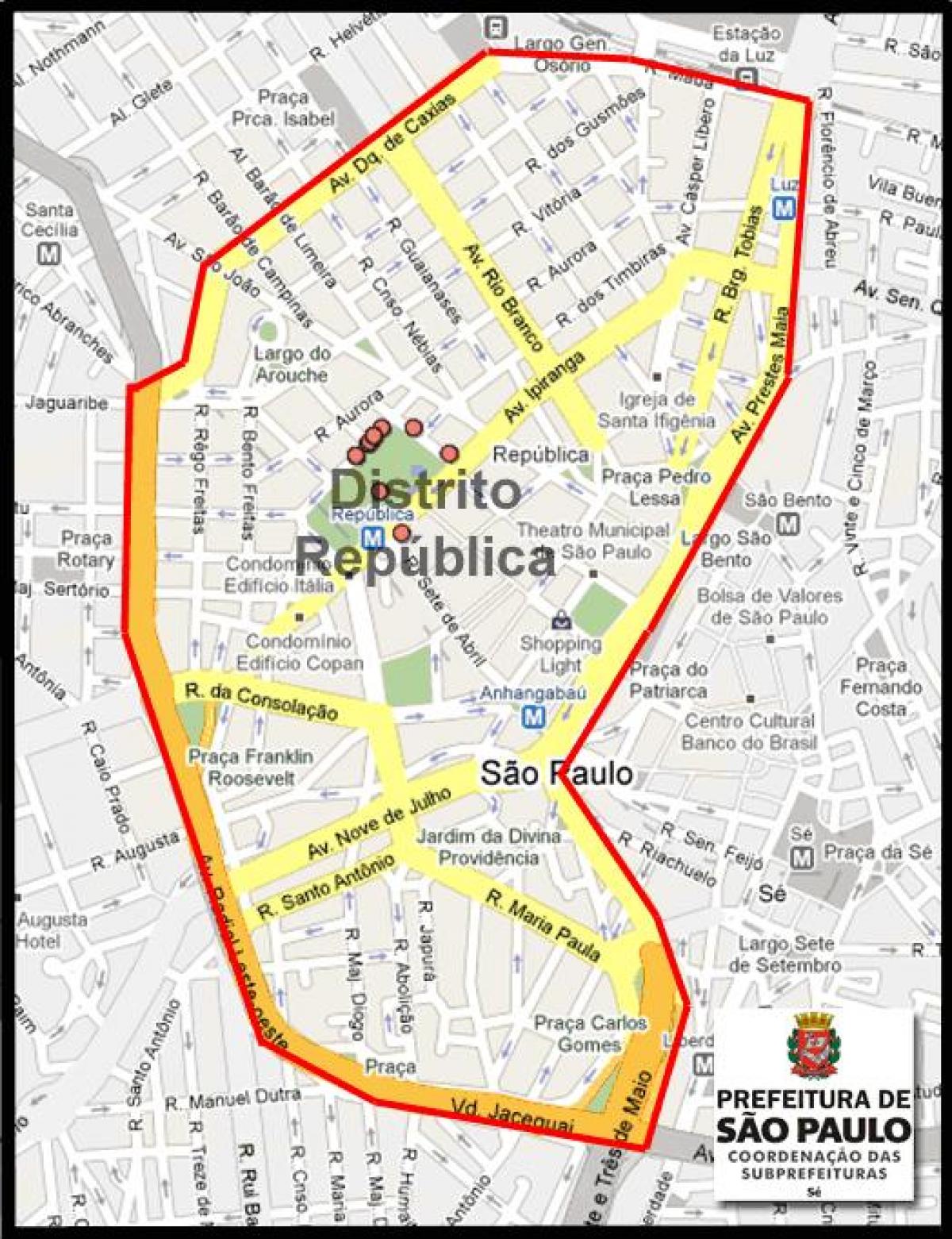 خريطة ريبوبليكا ساو باولو