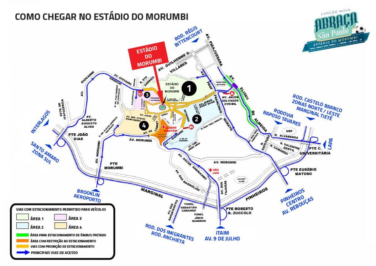 خريطة استاد مورومبي