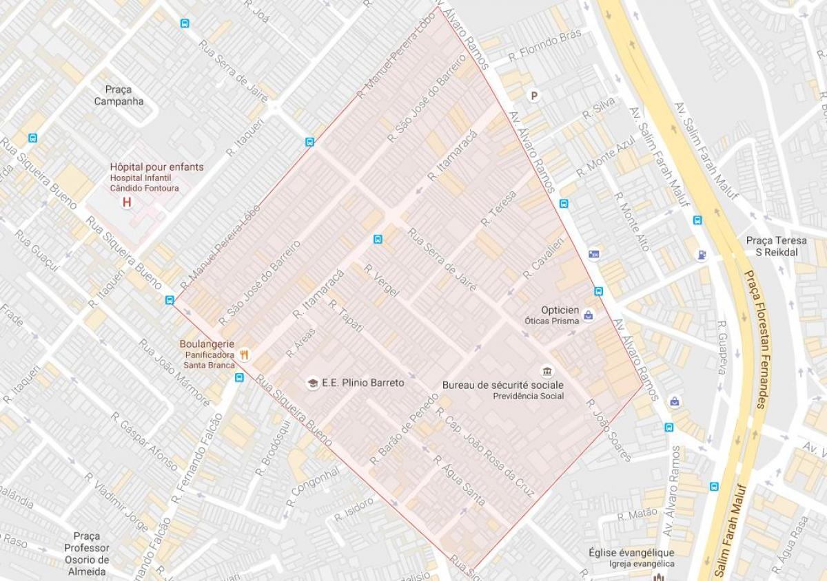خريطة اغوه راسا ساو باولو