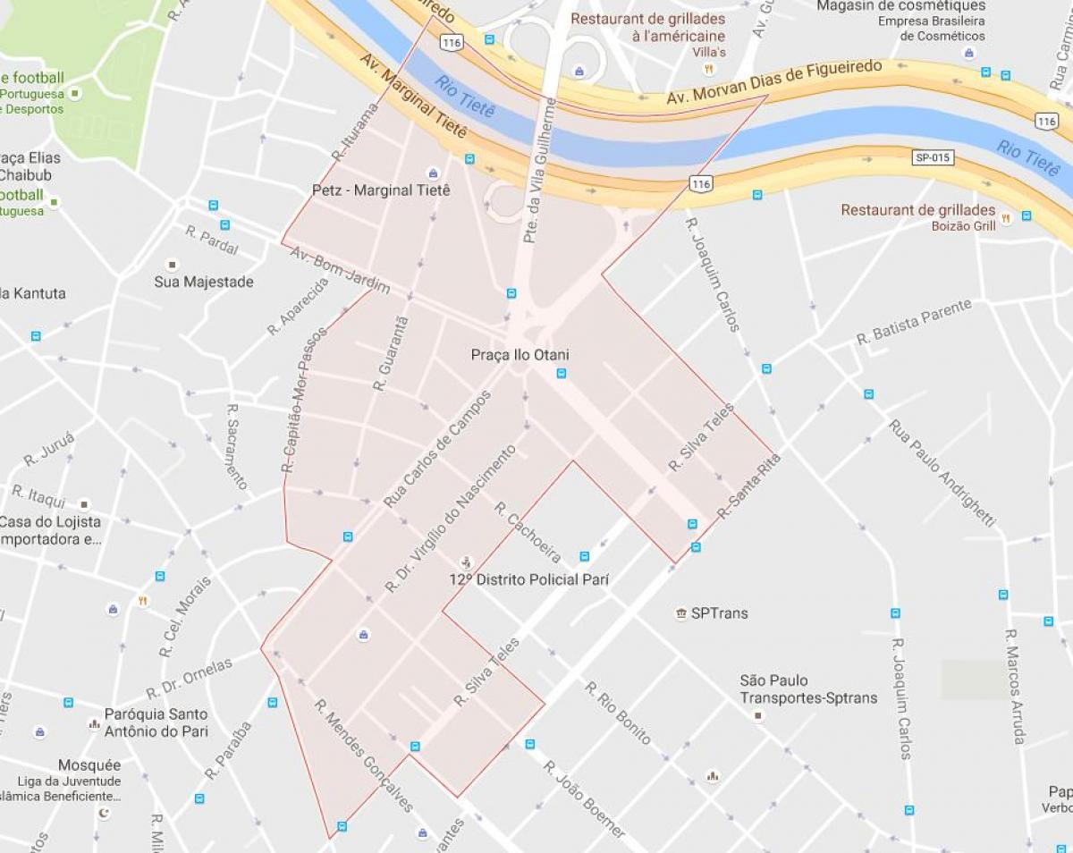 خريطة باري سان باولو
