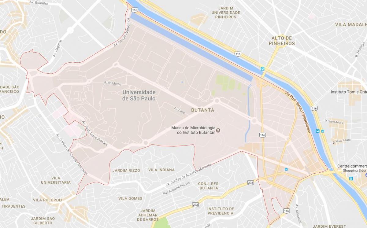 خريطة بوتانته ساو باولو
