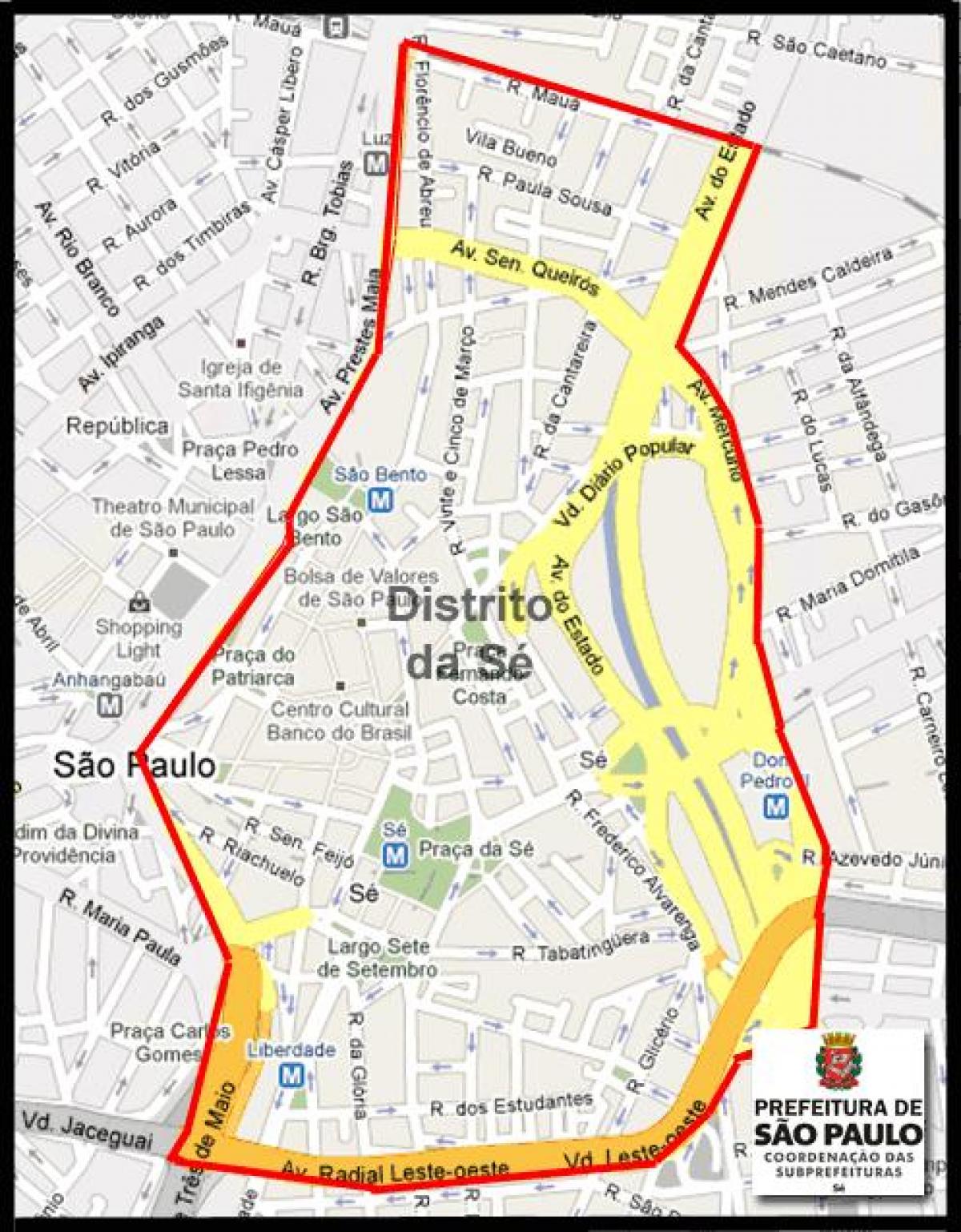خريطة Sé ساو باولو
