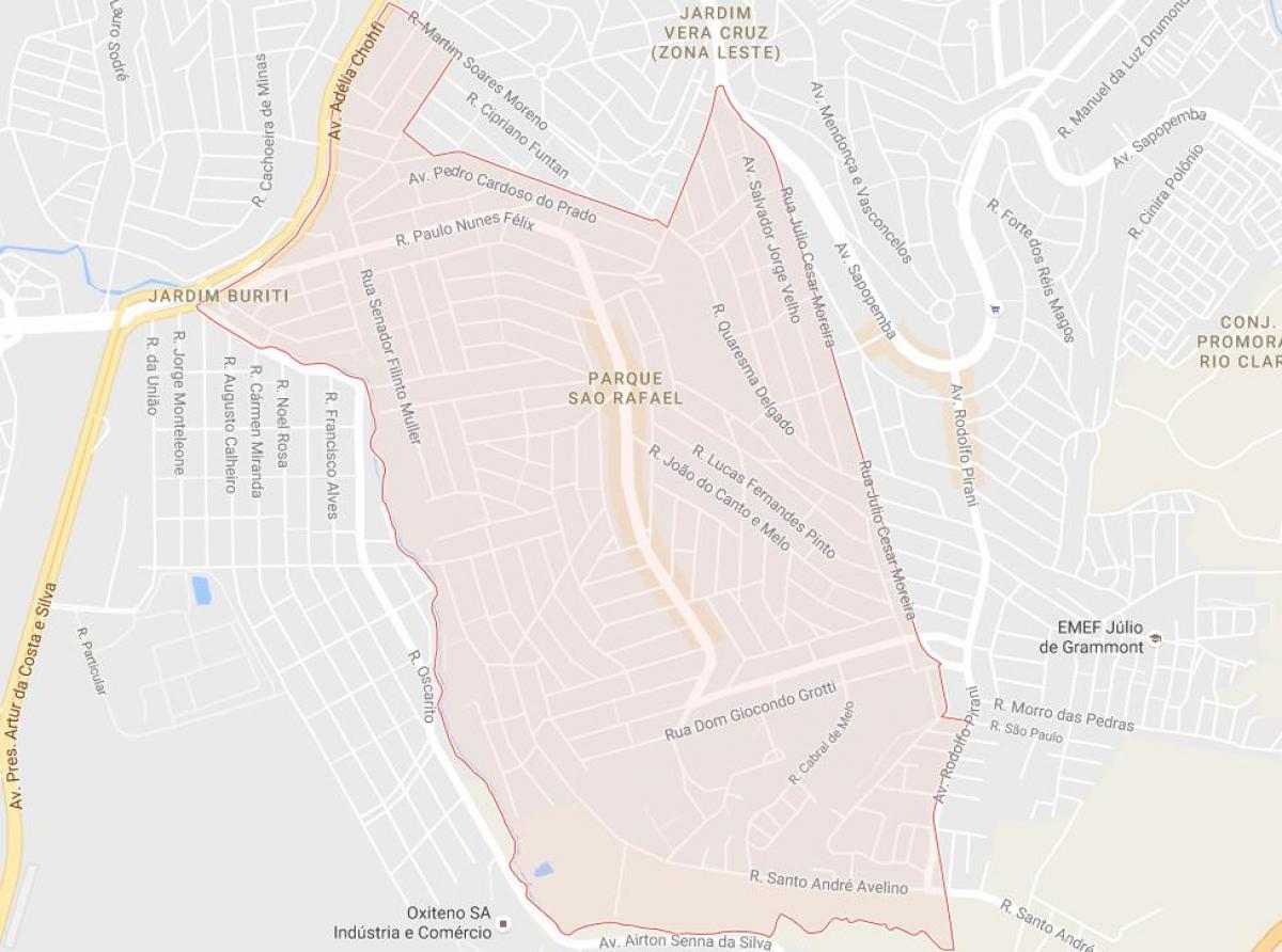 خريطة سان رافائيل ساو باولو
