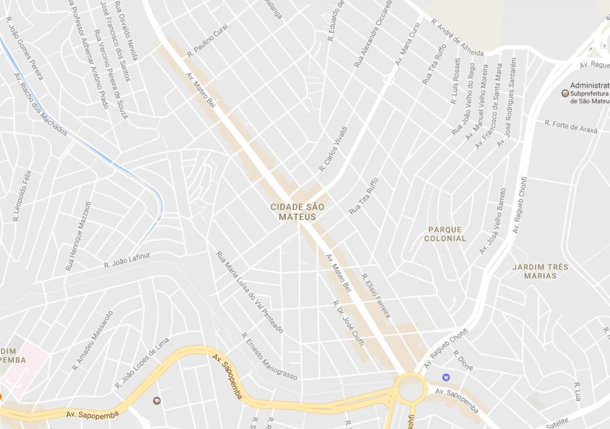 خريطة سان ماتوس ساو باولو