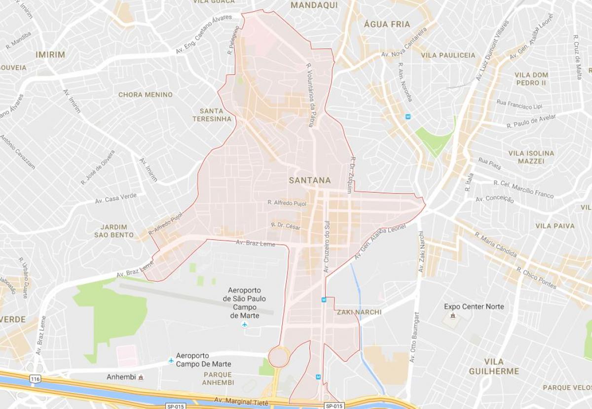 خريطة سانتانا ساو باولو