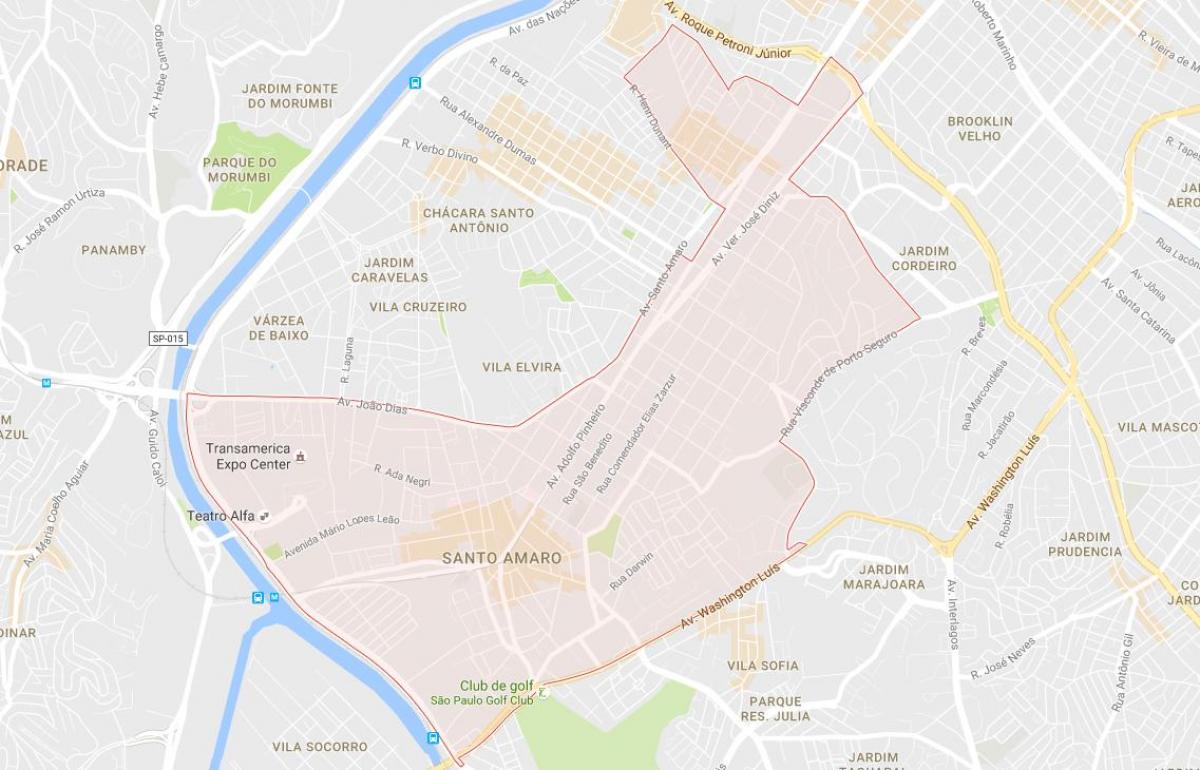 خريطة سانتو امارو ساو باولو