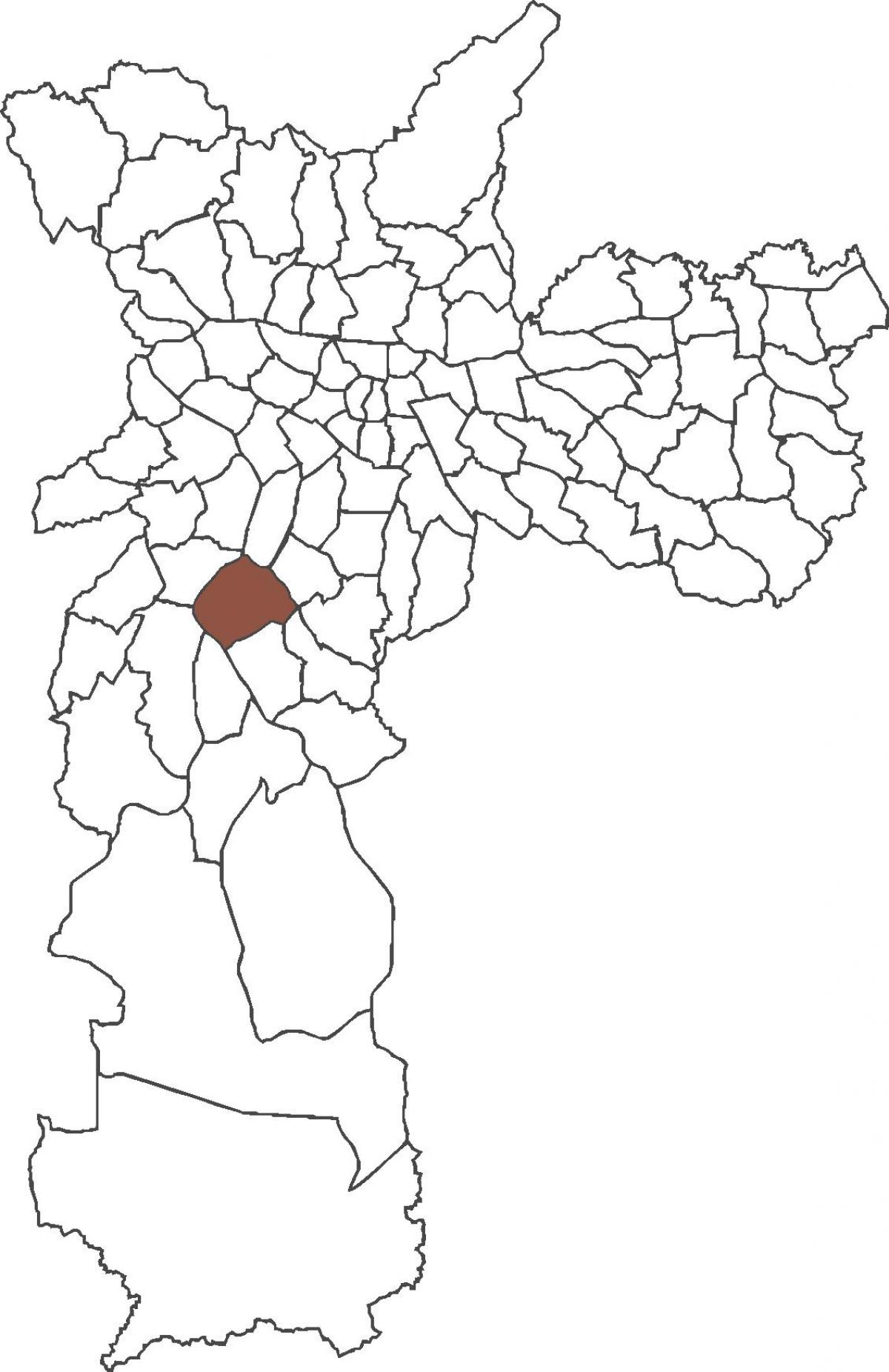 خريطة منطقة Santo Amaro