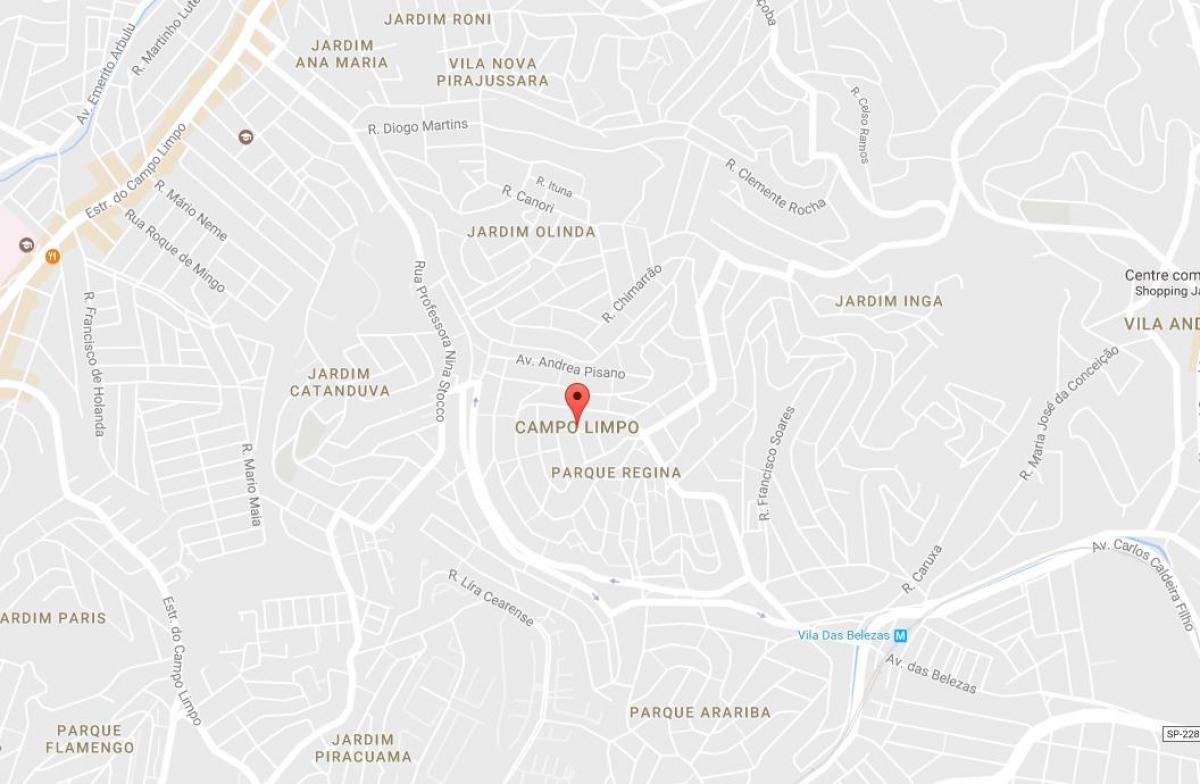 خريطة كامبو ليمبو ساو باولو