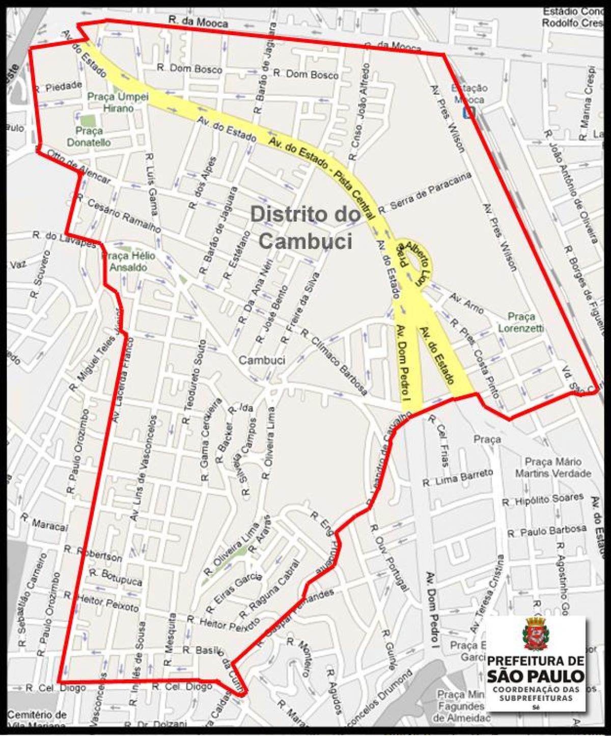 خريطة كامبوسي ساو باولو
