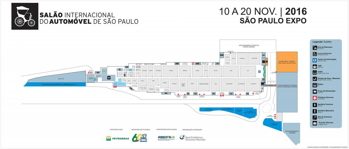 خريطة معرض السيارات ساو باولو