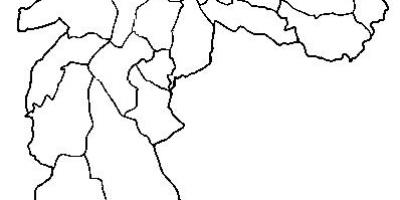 خريطة Freguesia هل Ó الفرعية في محافظة ساو باولو