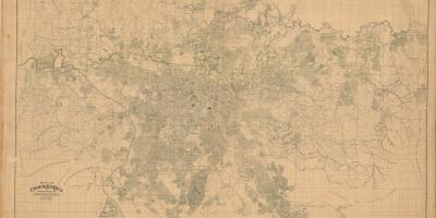 خريطة السابق ساو باولو - 1943
