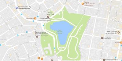 خريطة متنزه التأقلم ساو باولو
