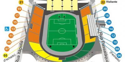 خريطة باكامبو ساو باولو stadium