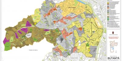 خريطة بوتانته ساو باولو - الاحتلال التربة