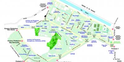 خريطة من جامعة ساو باولو - USP