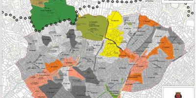 خريطة سانتانا ساو باولو - الاحتلال التربة