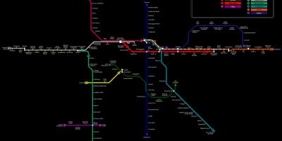 خريطة ساو باولو CPTM مترو
