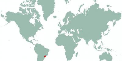 خريطة ساو باولو في العالم