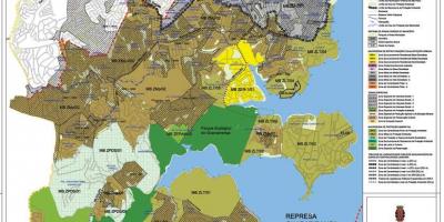 خريطة مبوي ميريم ساو باولو - الاحتلال التربة