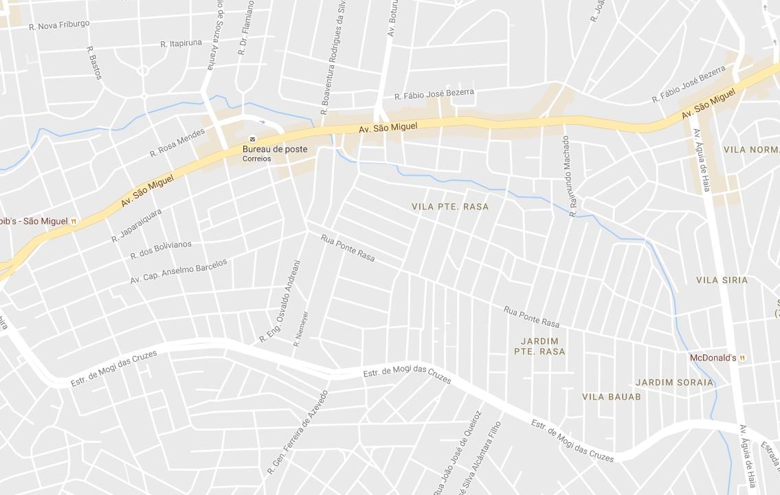 الخريطة Ponte راسا ساو باولو