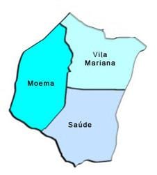 خريطة فيلا ماريانا الفرعية.
