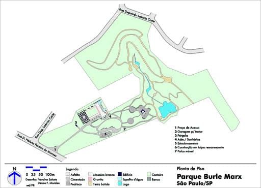 خريطة Burle Marx بارك