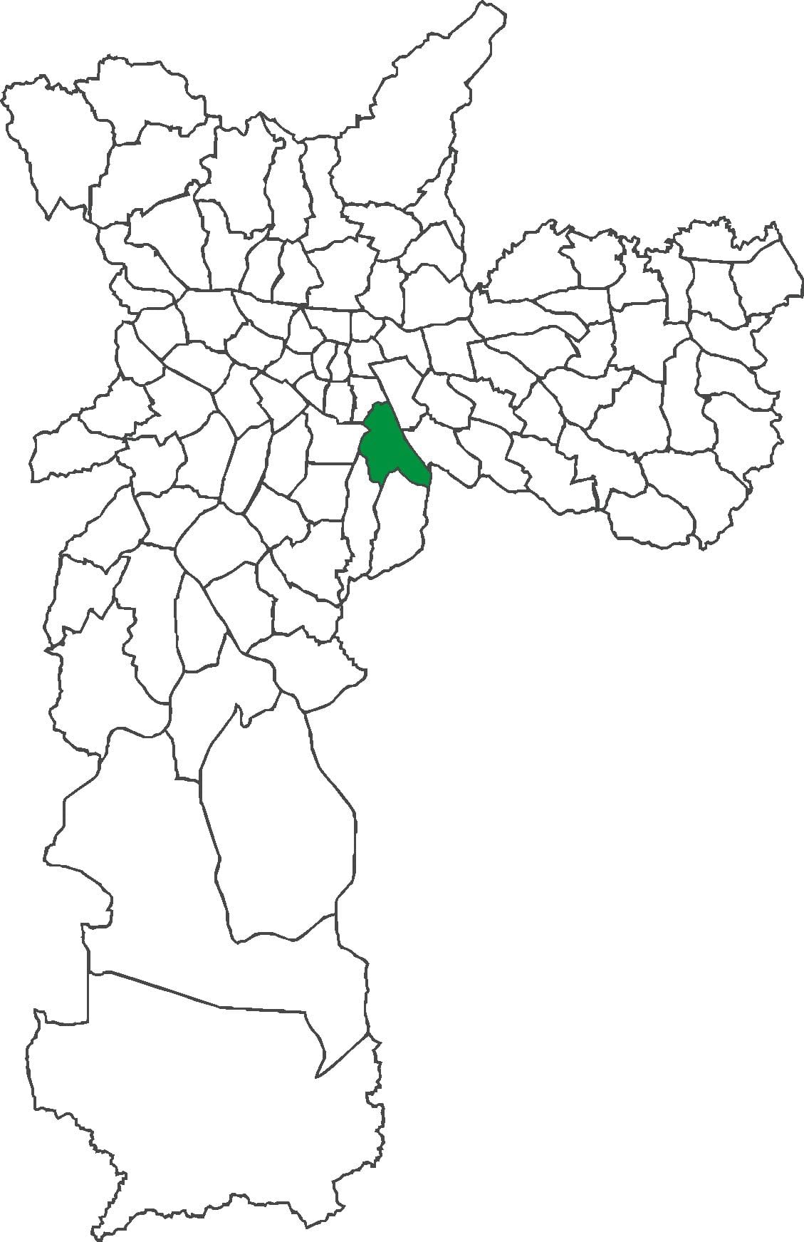 خريطة منطقة Ipiranga
