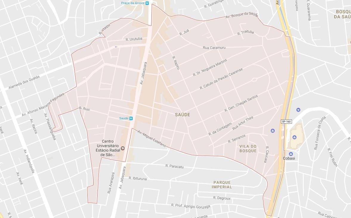 خريطة Saúde ساو باولو