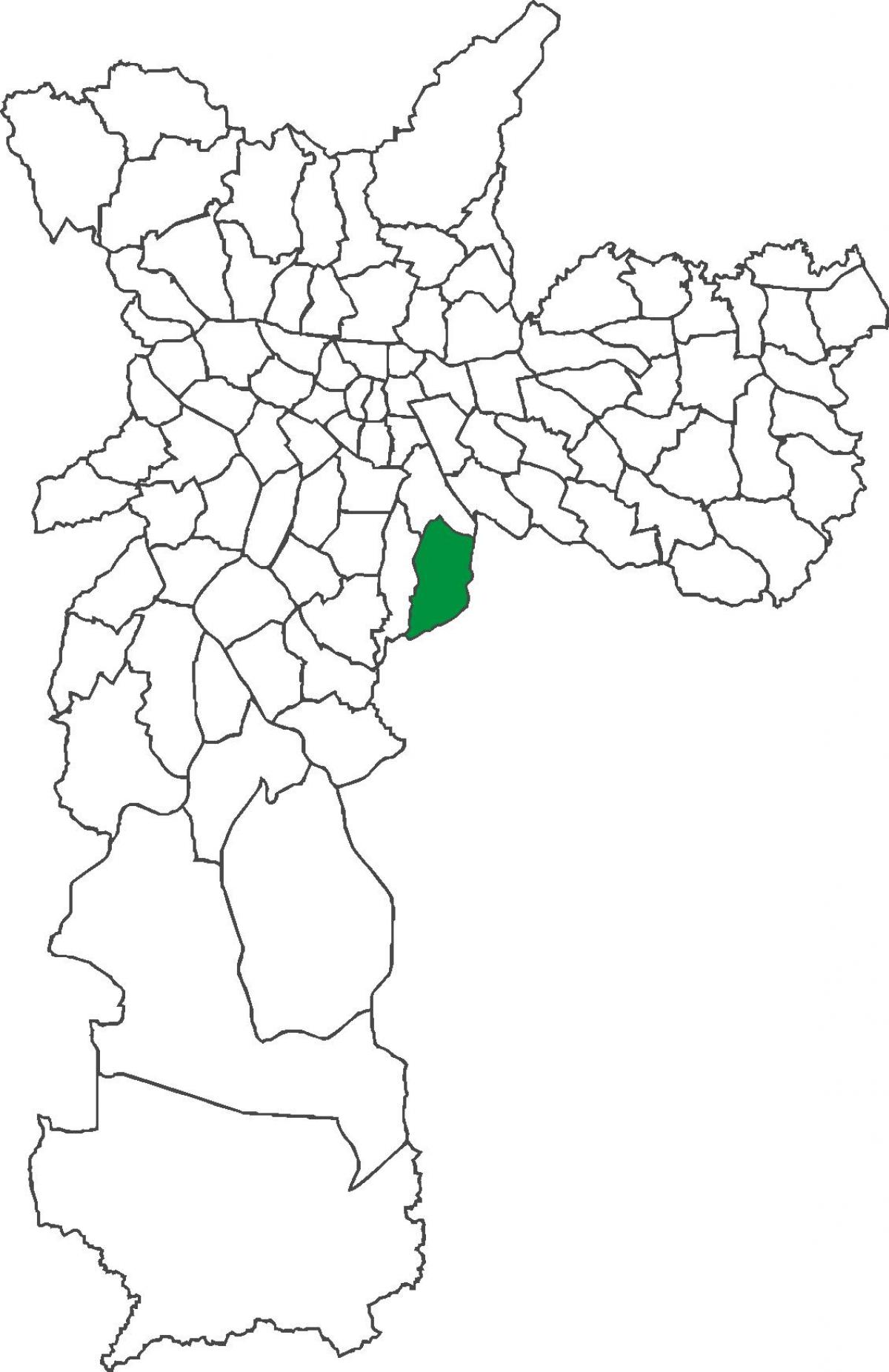 خريطة منطقة Sacomã