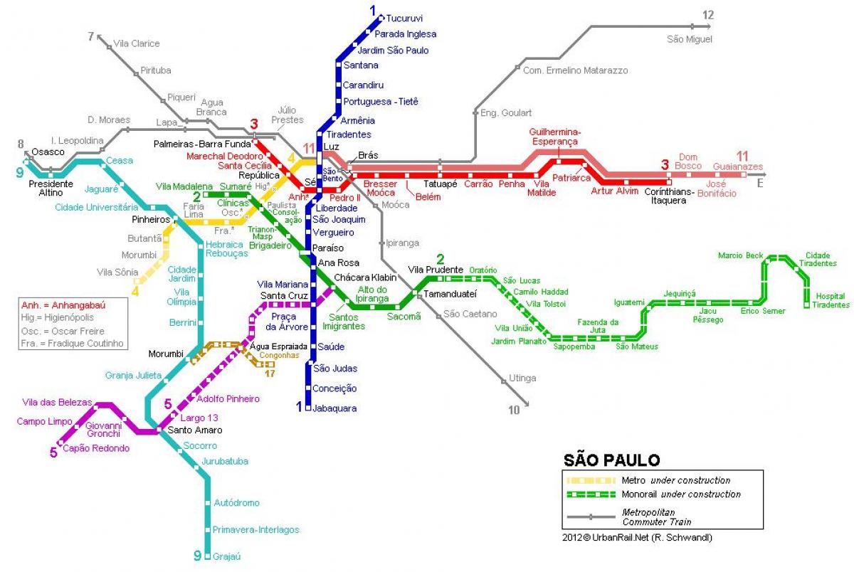خريطة ساو باولو الكهربائي