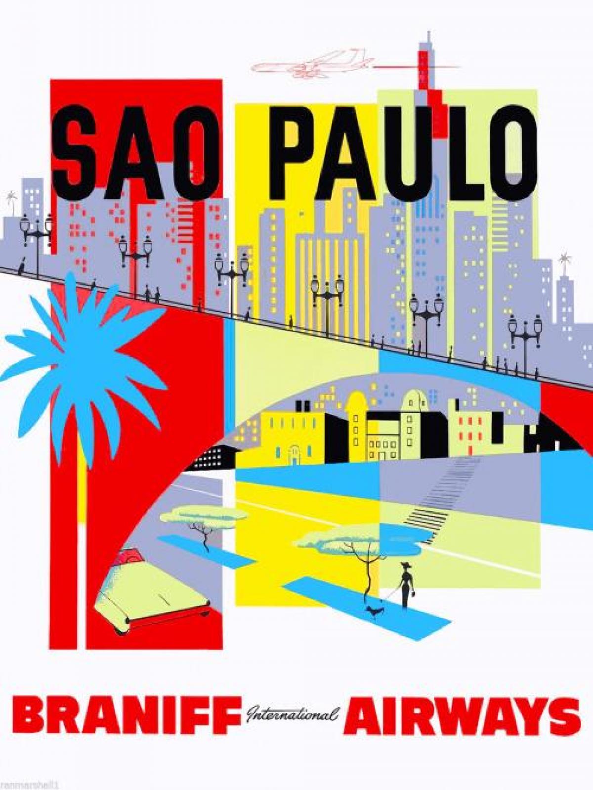 خريطة ساو باولو خلفية