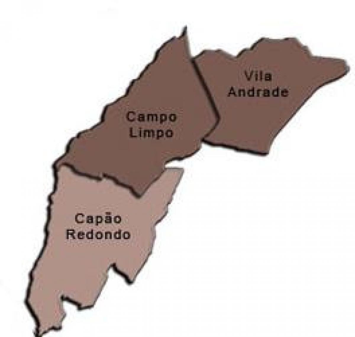 خريطة كامبو ليمبو الفرعية.