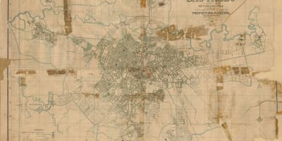 خريطة السابق ساو باولو - 1916