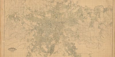 خريطة السابق ساو باولو - 1943