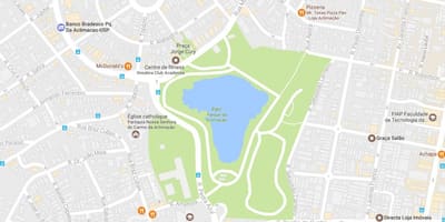 خريطة متنزه التأقلم ساو باولو