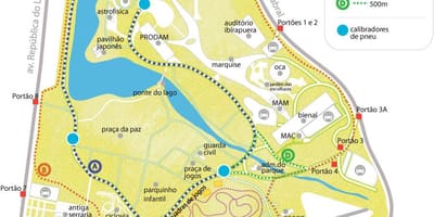 خريطة حديقة Ibirapuera