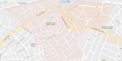خريطة سان ميغول باوليسته ساو باولو