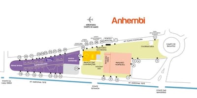 خريطة ساو باولو Anhembi
