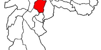 خريطة فيلا ماريانا الفرعية في محافظة ساو باولو