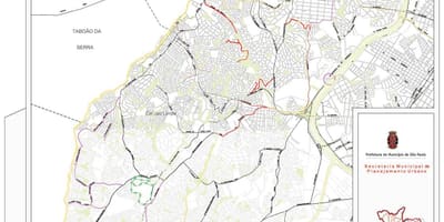 خريطة كامبو ليمبو ساو باولو - الطرق