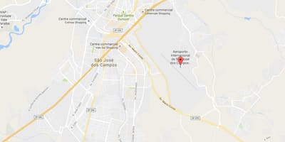 خريطة مطار ساو جوزيه دوس كامبوس