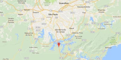 خريطة Imigrantes السريع - SP 160